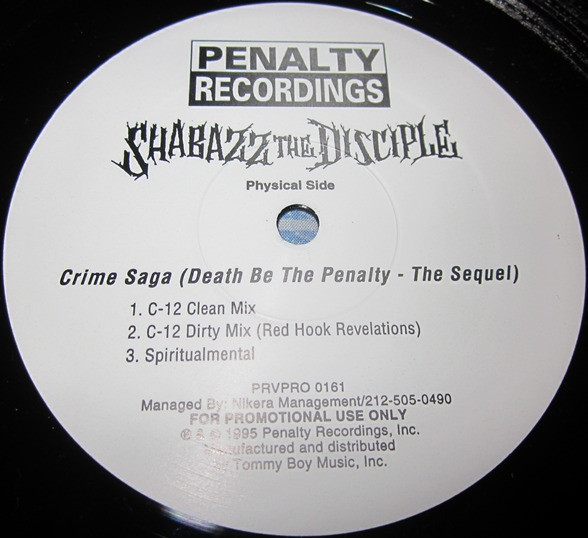 Shabazz The Disciple – Crime Saga (Death Be The Penalty - The