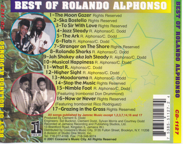 last ned album Rolando Alphonso - Best Of Rolando Alphonso