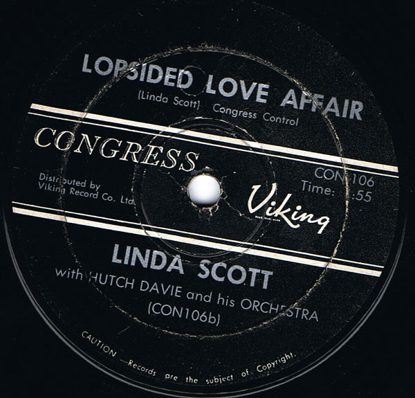 baixar álbum Linda Scott With Hutch Davie And His Orchestra - I Left My Heart On The Balcony