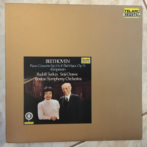 Beethoven - Rudolf Serkin, Seiji Ozawa, Boston Symphony Orchestra – Piano  Concerto No.5 In E Flat Major, Op. 73 «Emperor» (1981, Vinyl) - Discogs
