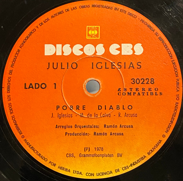 Super Partituras - Pobre Diablo (Julio Iglesias), com cifra