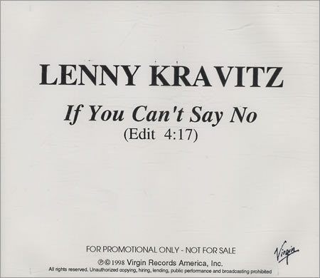 Album herunterladen Lenny Kravitz - If You Cant Say No