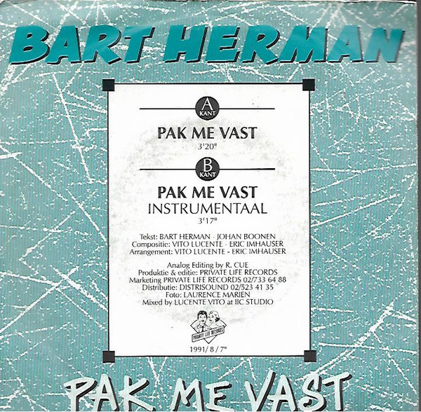 descargar álbum Bart Herman - Pak Me Vast
