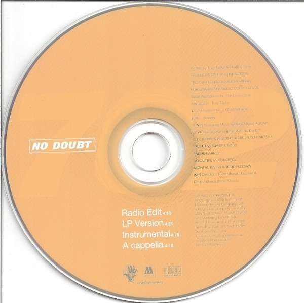702 – No Doubt (1997, CD) - Discogs