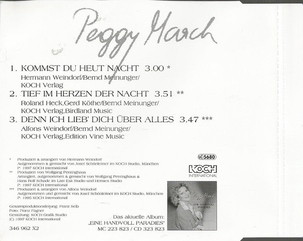 last ned album Peggy March - Kommst Du Heut Nacht