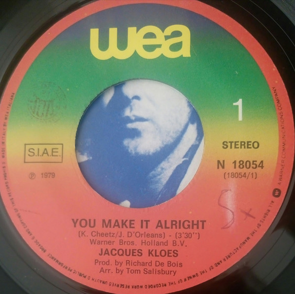 lataa albumi Jacques Kloes - You Make It Alright