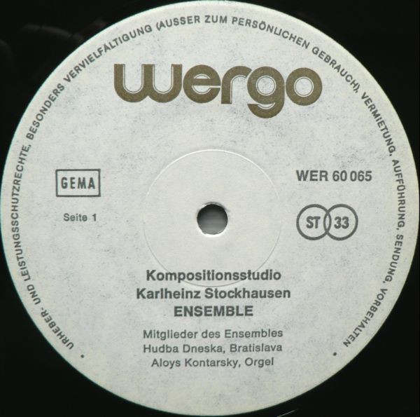 Album herunterladen Kompositionsstudio Karlheinz Stockhausen - Ensemble