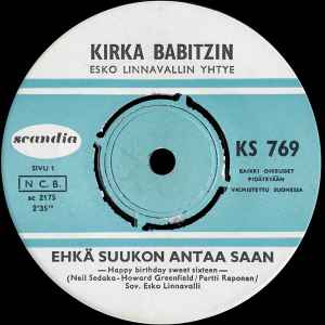 Pochette de l'album Kirka - Ehkä Suukon Antaa Saan