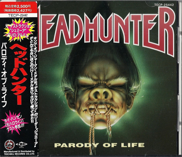 Headhunter – Parody Of Life (1990, CD) - Discogs