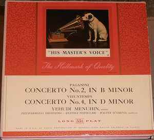 Violin Concerto No. 2 In B Minor/Concerto No. 4, In D Minor (Vinyl, LP, Album) for sale
