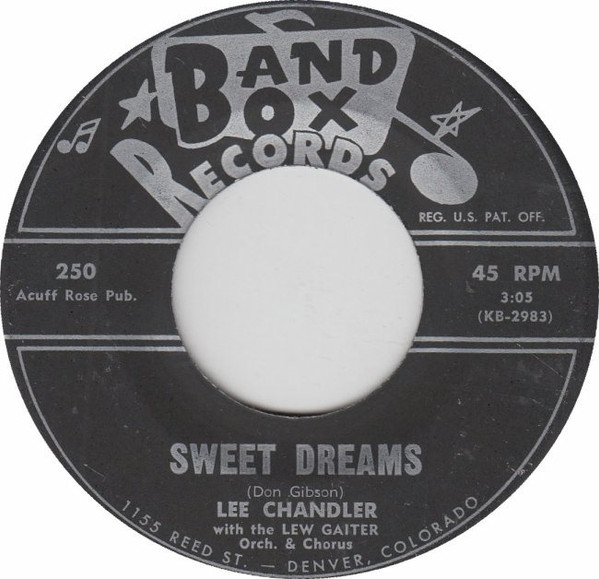 descargar álbum Lee Chandler With The Lew Gaiter Orchestra & Chorus - Sweet Dreams Your Cheatin Heart