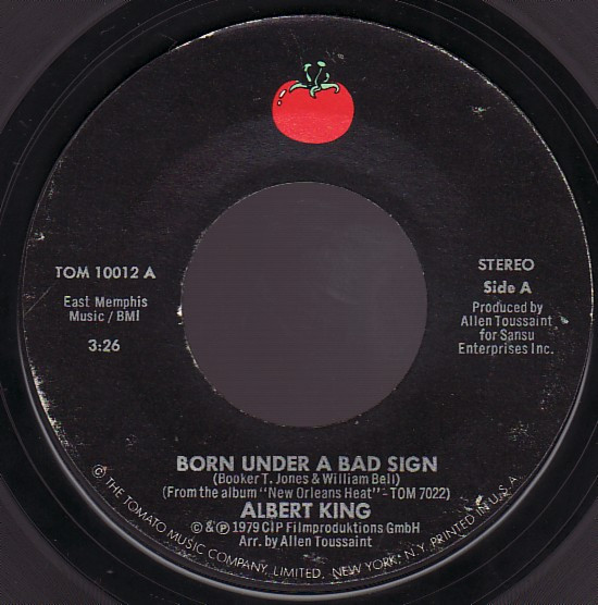 Albert King – Born Under A Bad Sign (1979, Vinyl) - Discogs