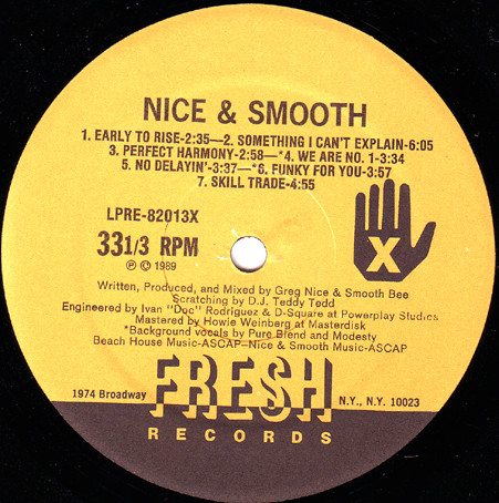 lataa albumi Nice & Smooth - Nice Smooth