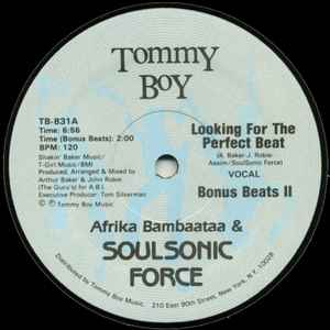 Afrika Bambaataa & Soulsonic Force - Looking For The Perfect Beat album cover