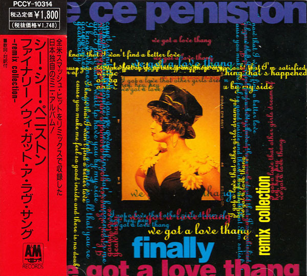 Ce Ce Peniston u003d シー・シー・ペニストン - Finally / We Got A Love Thang (Remix  Collection) u003d ファイナリー/ウイ・ガット・ア・ラブ・サング-remix collection- | Releases | Discogs
