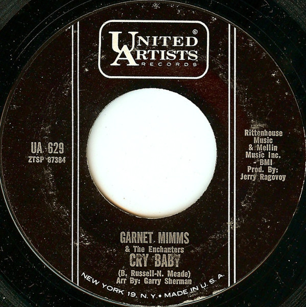 Garnet Mimms & The Enchanters – Cry Baby (1963, Vinyl) - Discogs