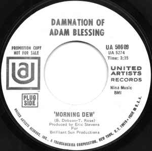 Damnation Of Adam Blessing - Morning Dew / Cookbook album cover