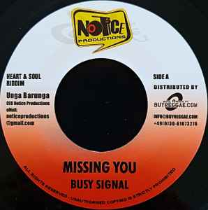 Missing You - Busy Signal
