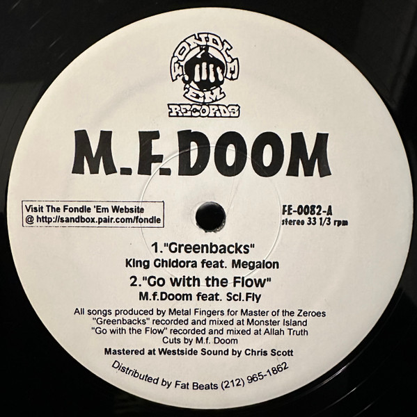 O Flow de MF Doom. Começar a falar de MF Doom é muito…