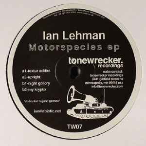 Ian Lehman - Motorspecies EP album cover