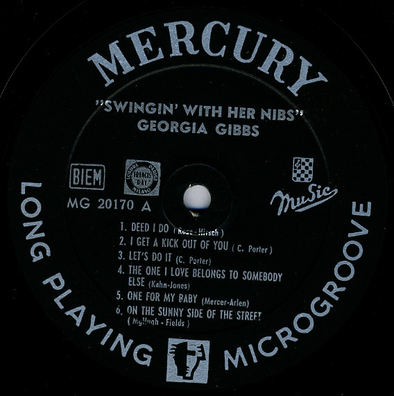 lataa albumi Georgia Gibbs - Swinging With Her Nibs