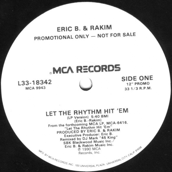 Eric B. & Rakim to Livestream Performance of Let the Rhythm Hit 'Em