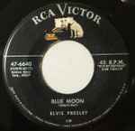 Cover of Blue Moon / Just Because, 1956, Vinyl