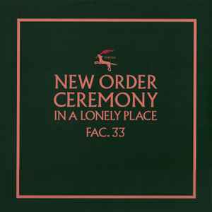 New Order - Ceremony album cover