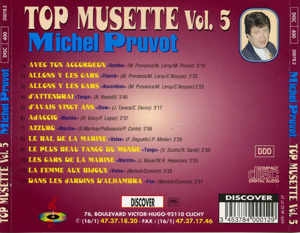 ladda ner album Michel Pruvot - Top Musette Vol5
