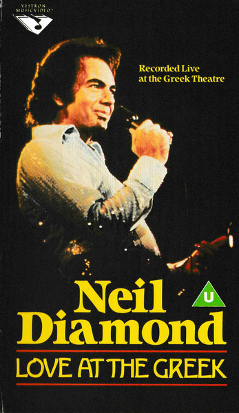 Neil Diamond – Love At The Greek (1992, VHS) - Discogs