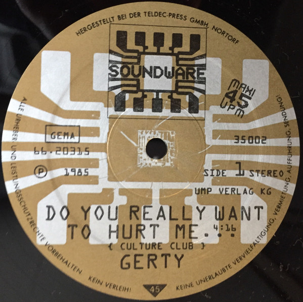 Album herunterladen Download Gerty - Do You Really Want To Hurt Me album