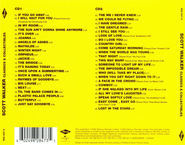 ladda ner album Scott Walker - Classics Collectibles