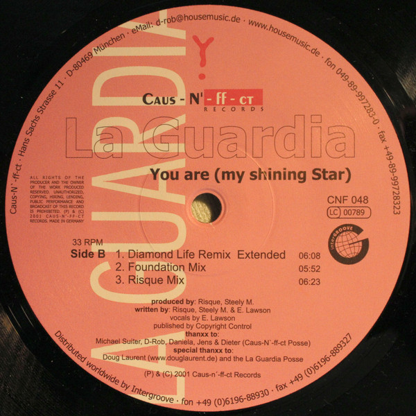 Album herunterladen La Guardia - You Are My Shining Star