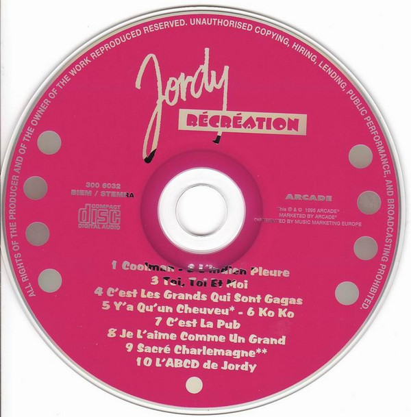 Album herunterladen Jordy - Récréation