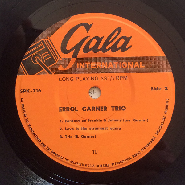 télécharger l'album Erroll Garner Trio - Erroll Garner