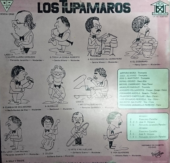 descargar álbum Los Tupamaros - Tropicalisimos