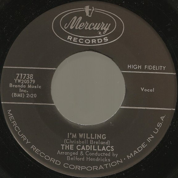 ladda ner album The Cadillacs - Im Willing Thrill Me So