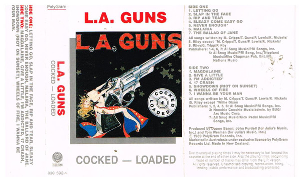 L.A. Guns – Cocked & Loaded (1989, CD) - Discogs