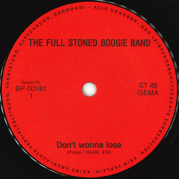 descargar álbum The Full Stoned Boogie Band - Dont Wonna Lose Bring It On Home
