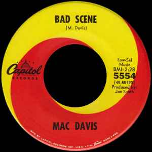 Mac Davis - Bad Scene album cover