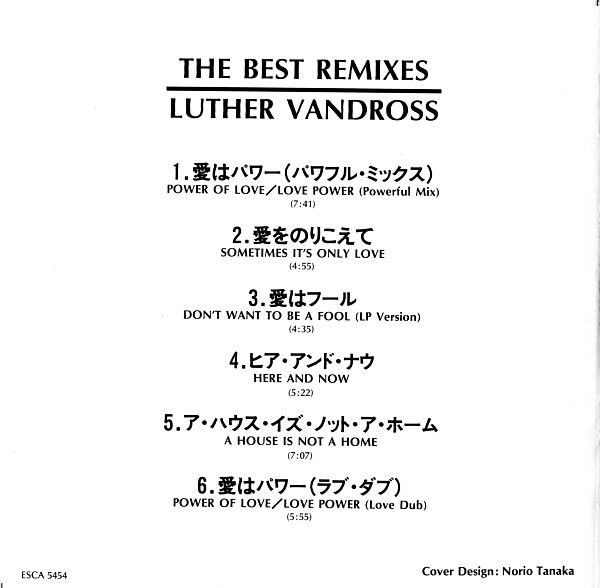 Album herunterladen Luther Vandross - The Best Remixes