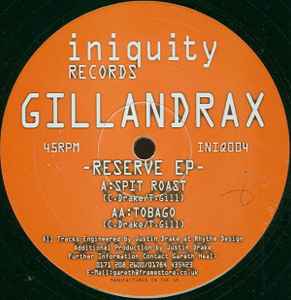Gillandrax - Reserve E.P. album cover