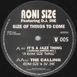 Roni Size - Size Of Things To Come album cover