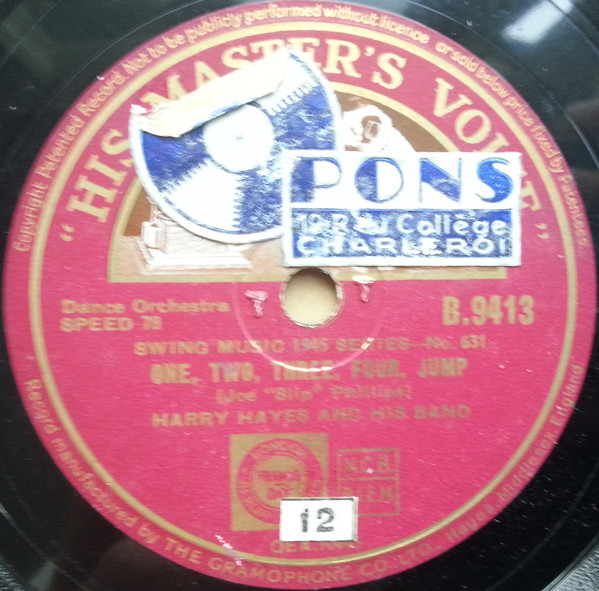 baixar álbum Harry Hayes And His Band - One Two Three Four Jump Merely A Minor
