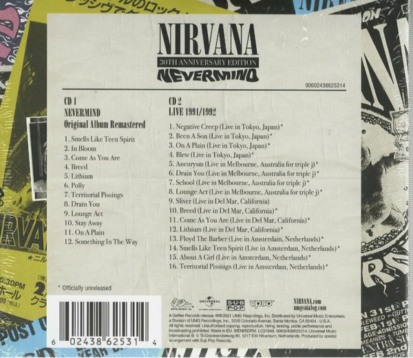 Nirvana – Nevermind (2021, CD) - Discogs