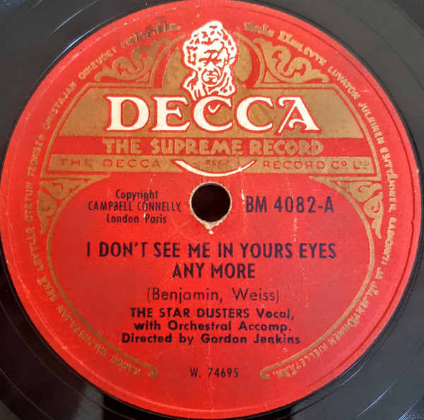 lataa albumi The Star Dusters, Gordon Jenkins And His Orchestra - I Dont See Me In Your Eyes Anymore Again