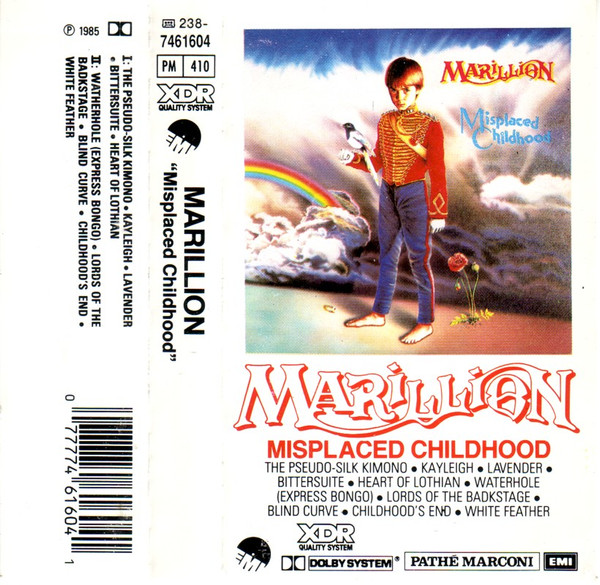 Marillion – Misplaced Childhood (1985, Cassette) - Discogs