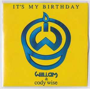 Will I Am - It's My Birthday album cover