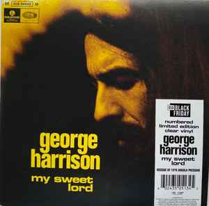 George Harrison - My Sweet Lord album cover