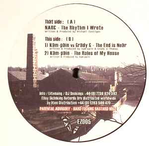 Narc (2) - The Rhythm I Wrote / The End Is Near / The Rules Of My House album cover